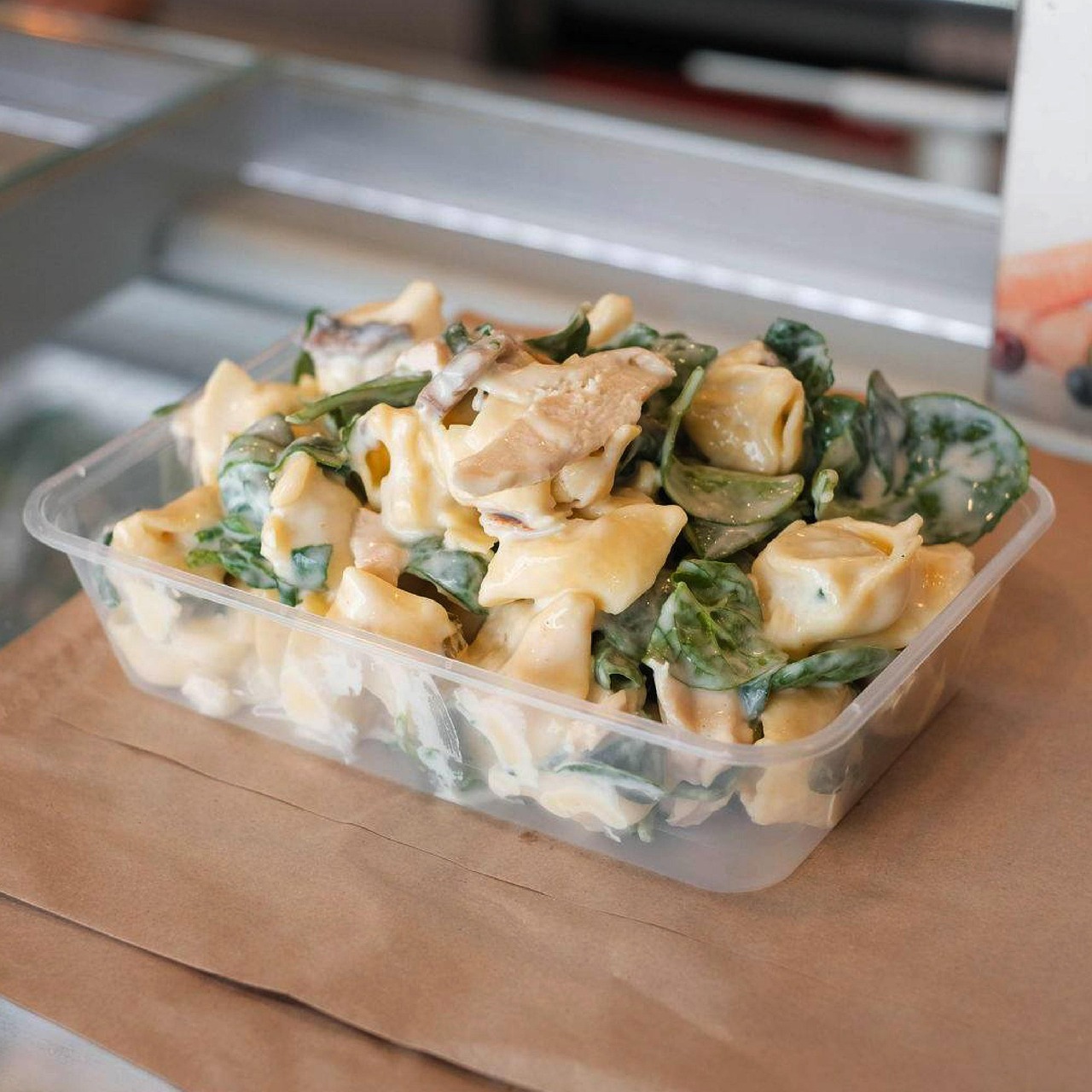food, salad, meal, dish, cuisine, dinner, lunch, chicken, meat, vegetables, potato, sauce, gourmet, healthy, tasty, delicious, cheese, mushroom, plastic container, closeup, plastic container, plastic container, plastic container, plastic container, plastic container