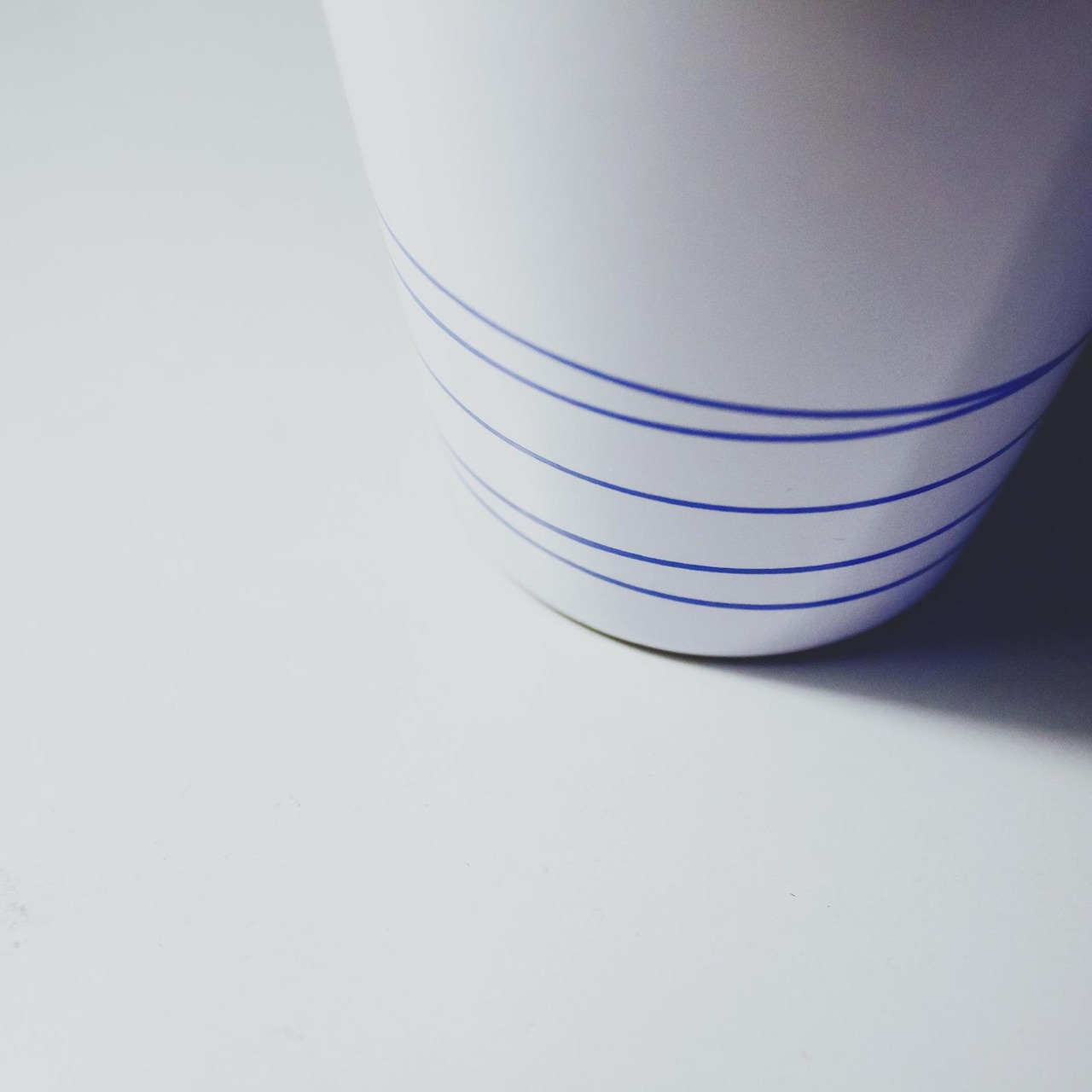 cup, ikea, minimalist, white, blue, still life, line, products