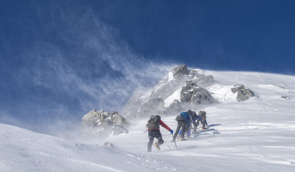 mountain climbing, 5 dragon peak, the chubu sangaku national park, japan, snow, snow mountain, summit, cold, wind, the snow's, climbers, altitude, nature, winter mountaineering, landscape, winter, mountain, peak