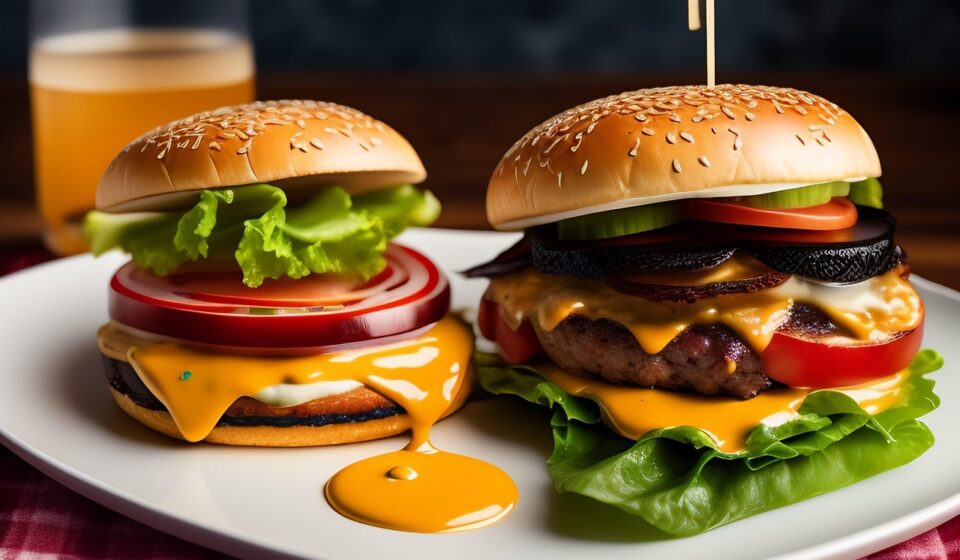 burger, meal, taste, restaurant, food, breakfast, dinner, mcdonald's, ai generated