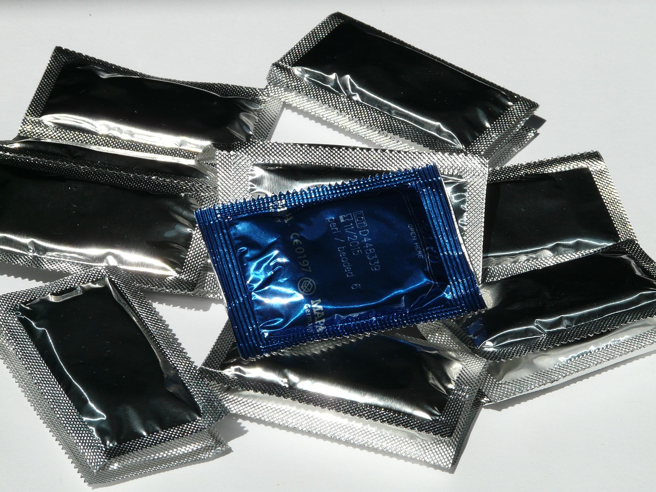 condom, contraception, protection, sexually, illness, silver, shine, packaging, blue, parisian, guardian