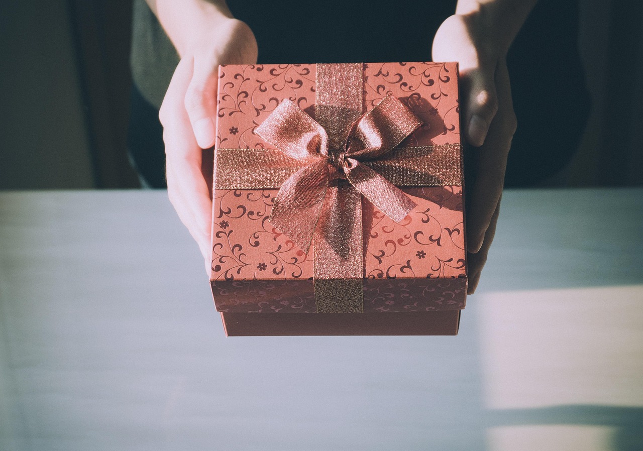 gift, happy birthday, box, ribbon