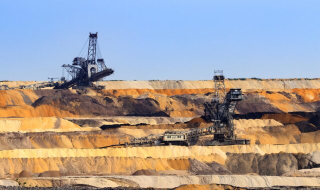 open pit mining, money, industry, brown coal, mining, technology, industrial plant, excavator, bucket wheel excavators, conveyor technology, in the, energy, mining, mining, mining, mining, mining
