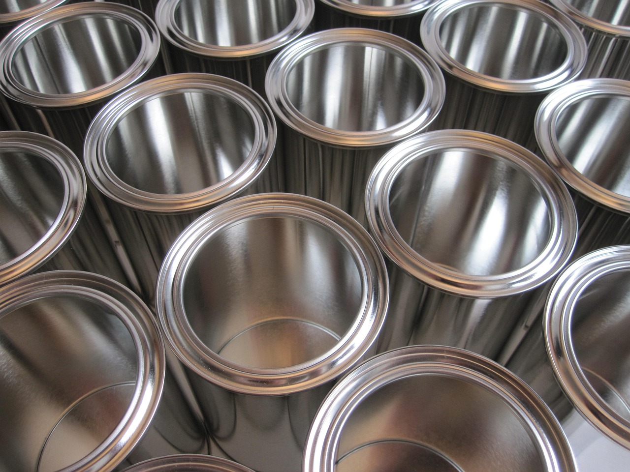 look, tin can, looks, metal, white, paper, sheet steel, container, cans, tin, silver